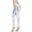 Silver, variant on dgysar Women's Sparkle Workout Capris, High Waist & Glittery Fabric, Eye-Catching for Fitness Classes or Festivals, Perfect for Dance, Performances, or Party. Silver 2XL