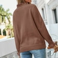 thumbnail image 4 of GigrtiJin Womens V-Neck Knitted Sweater Fall Winter Ruffle Long Sleeve Button Blouse Casual Loose Comfy Tops, 4 of 6