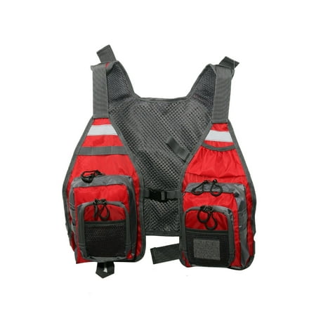 Aurgiarme Fly Fishing Vest for Men Adjustable Multi Pokcet Waistcoat Outdoors Fishing Accessories Trout Fishing Gears
