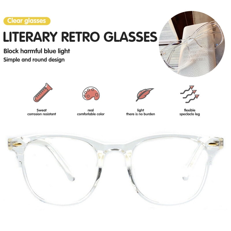 Anti Blue Rays,Reduce Eyestrain,UV Protection,Spring Hinges,Computer Reading Gaming Glasses Unisex