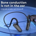 thumbnail image 2 of M-D8 Auriculares de conducción ósea Oído abierto Compatible con Bluetooth 5.2 Auriculares (Negro), 2 of 7