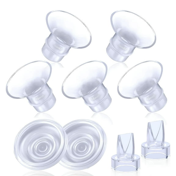 XIRQI Flange Inserts Caliber Breast Pumping Device Accessories Wearable Breast Pump Device Caliber Converter for Breastfeeding (13/15/17/19/21mm)