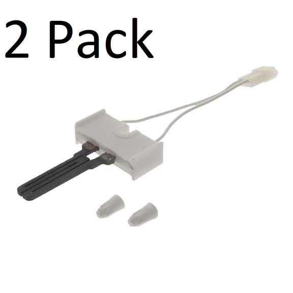 Gas Dryer Flat Igniter 2 Pack for Whirlpool, AP3109449, PS373025, 4391996
