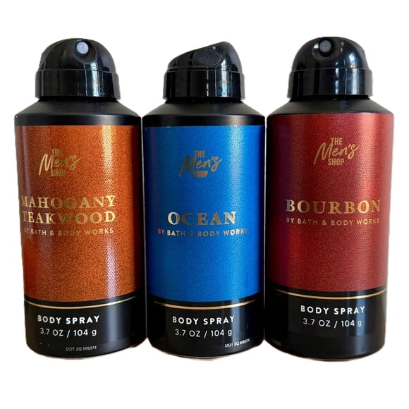 Body Spray Bath & Body Works The Men's Shop, paquete de 3