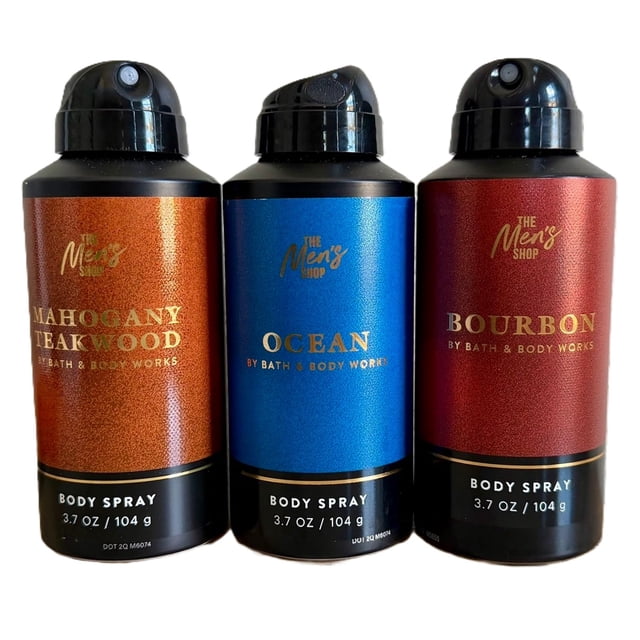 Body Spray Bath & Body Works The Men's Shop, paquete de 3
