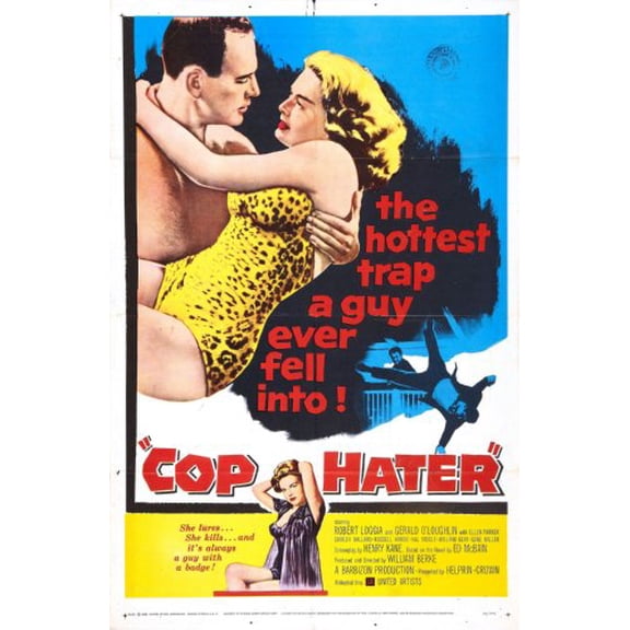 Cop Hater Movie Poster Reprint 27inx40in for any room 27x40 Multi-Color Square Adults Poster Time
