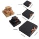 thumbnail image 4 of Cateissary 20 piezas caja de embalaje de dulces Mini caja de papel Kraft clásica contenedor bolsas dulces regalos de Festival evento de Almacenamiento y organización del hogar  Negro/M16.5*16.5*5cm, 4 of 6