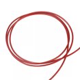 thumbnail image 5 of U8MO 109 yds Red Round Cowhide Leather String Cord Jewelry Bracelet Cord Thread 2mm, 5 of 8