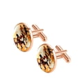 thumbnail image 2 of Basketball Elegant Stainless Steel Cufflink Set for Men, for Formal Attire and Special Occasions, 2 of 6