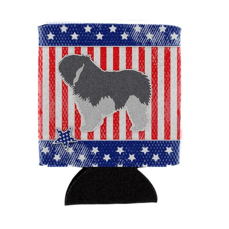 

Carolines Treasures BB3332CC USA Patriotic Polish Lowland Sheepdog Dog Can or Bottle Hugger Can Hugger multicolor
