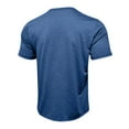 thumbnail image 5 of Men's Muscle T-Shirt Stretch Short Sleeve Fitness T-Shirt Casual Slim Fit Henley, 5 of 8