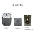 thumbnail image 3 of 110v 15w Gear Motor Electric Motor Variable Speed Controller Single-phase, 3 of 12
