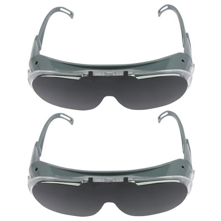 

NICEXMAS 2pcs Welding Goggles Flip-up Welding Glasses Anti-glare Welding Protective Glasses
