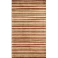 thumbnail image 2 of Safavieh Tibetan Magna Striped Wool Area Rug, Rust/Beige, 4' x 6', 2 of 8