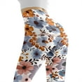 thumbnail image 5 of DISNIMO Flower Printed Yoga Leggings for Women High Waist, Women's Workout Leggings Tummy Control, Breathable Yoga Pants Leggings for Yoga Gym Running, Multicolor, 2XL, 5 of 6