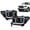 Clear Lens Black Housing Clear Reflector, variant on LED Tube Projector Headlights Clear lens Black Housing Clear Reflector Fit for Toyota Tundra 2007-2013/Fit for Toyota Sequoia 08-17 TO2502171, TO2503171,811500C051, 811100C051