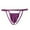 Purple, variant on Taqqpue Men's Underwear Thong Briefs Sexy Low Rise G-String Briefs, Breathable & Stretchable T-Back Lingerie 3D Support Pouch Underpants