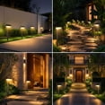 thumbnail image 2 of Outdoor Solar Lights, 8 Pack Solar Pathway Lights for Garden Walkway Yard Landscape Warm White, 2 of 6