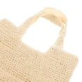 thumbnail image 4 of NUOLUX Beach Shoulder Bag Women Woven Beige 1Pack, 4 of 6