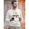 thumbnail image 2 of One Fantastic Dad Sweatshirt Men -Image by Shutterstock, Male Medium, 2 of 4