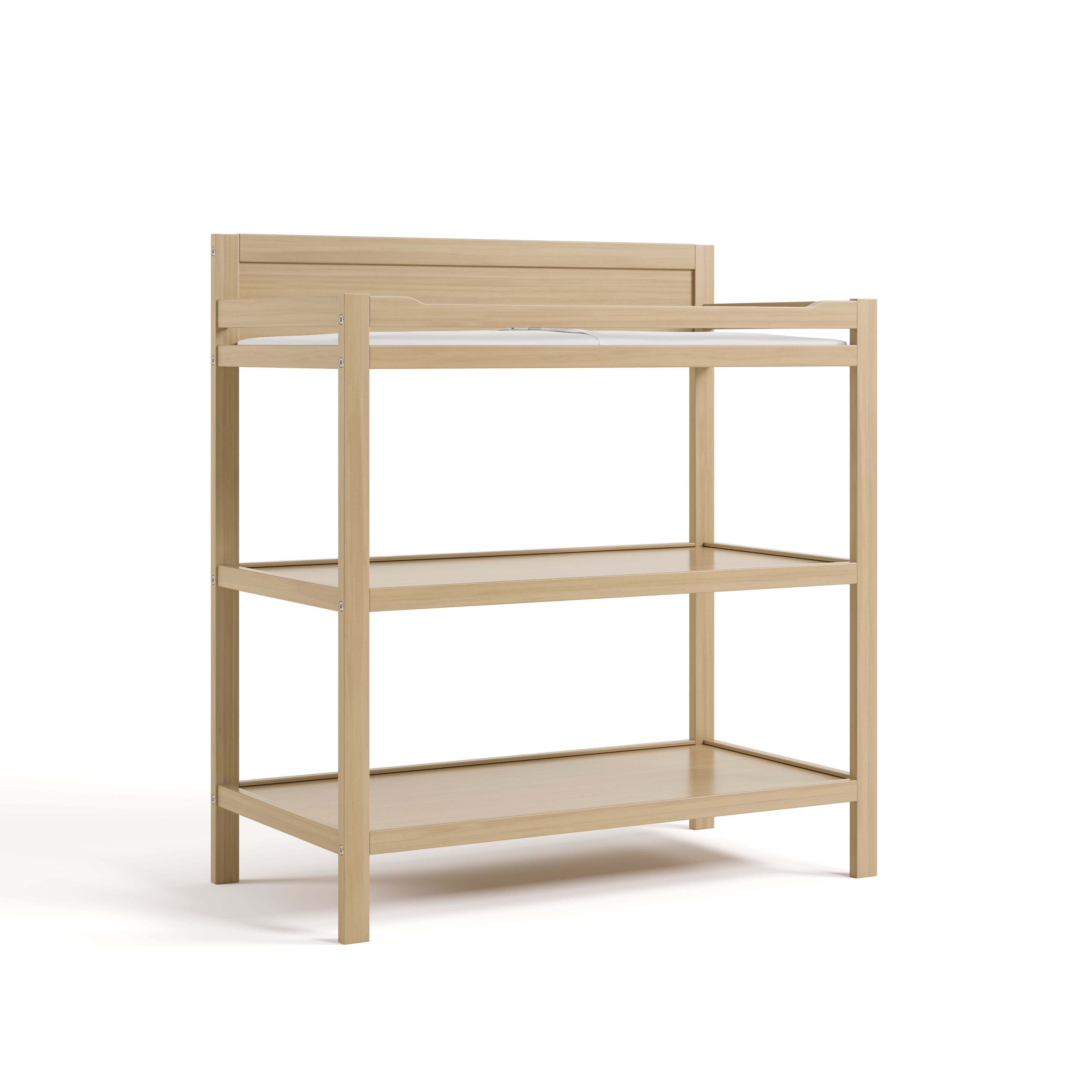 Storkcraft Alpine Infant Changing Table with Changing Pad, Driftwood