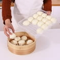 thumbnail image 2 of Food Preservation Refrigerator Plastic Storage Box Freezer Container with Lid, 2 of 8