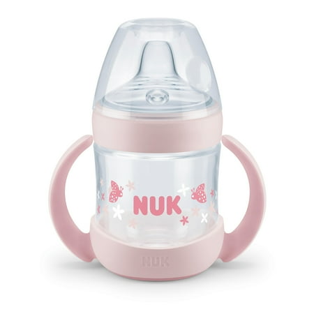 NUK Simply Natural Learner Cup, 5 oz Soft Spout Sippy Cup, 1 Pack, 6+ Months