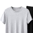 thumbnail image 5 of BaoFuBaoMei Pajamas for Men 2 Piece Set Big and Tall Crew Neck Lounge Sets Short Sleeve Top and Shorts Sleepwear Sets Comfy Soft Loungewear with Pockets, 5 of 5