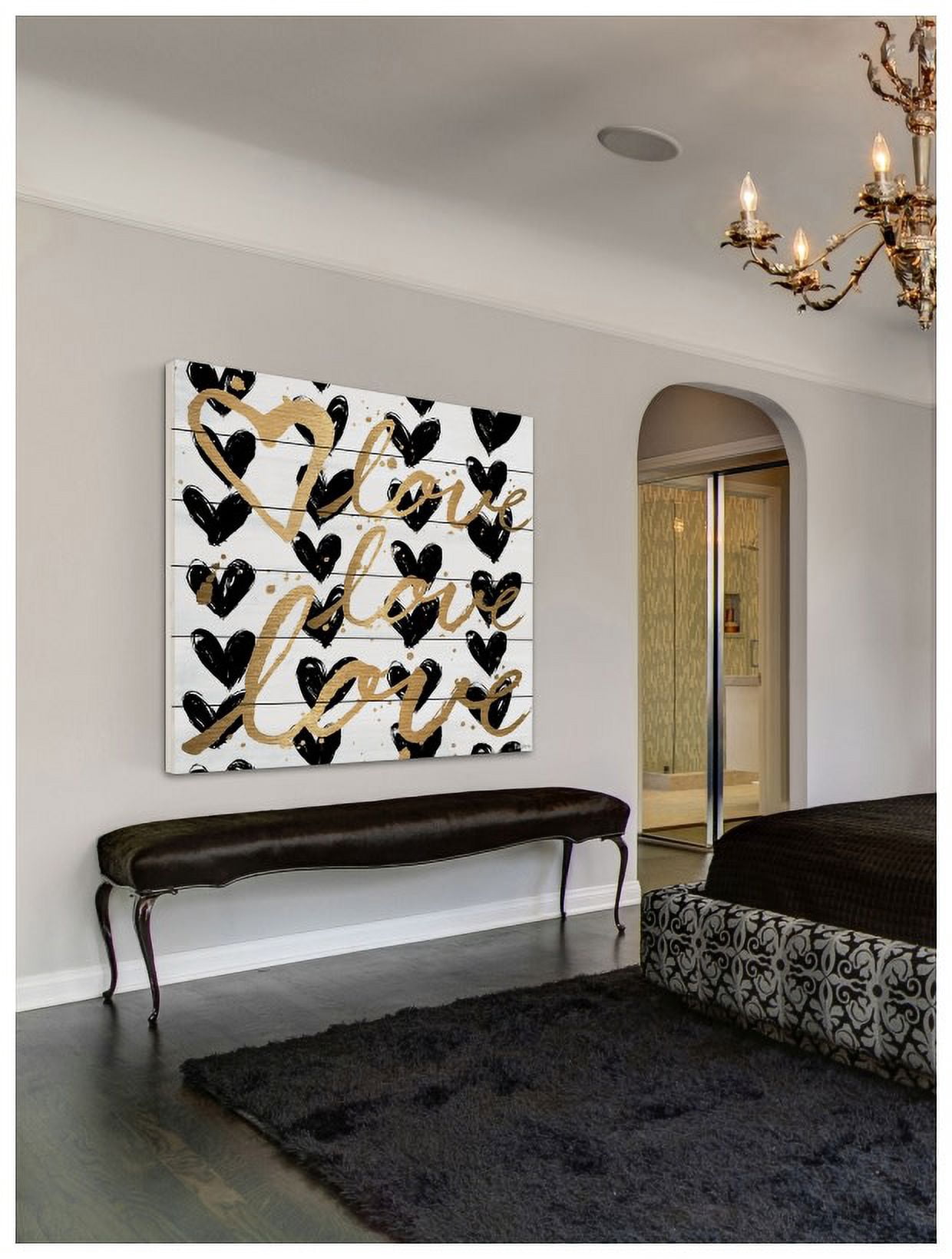 Marmont Hill "Three Times as Much" Painting Print on White Wood