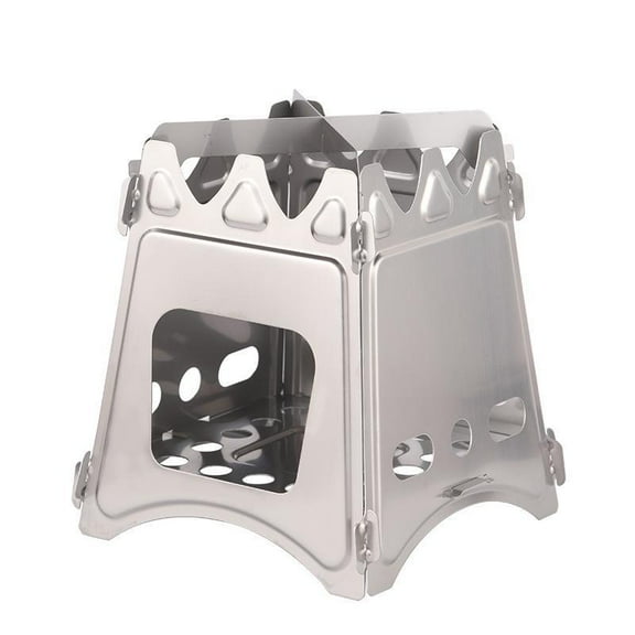 Camping Stove Wood Burning Stoves Portable Backpacking Stove Stainless Steel Alcohol Stove for Outdoor Camping Hiking Backpacking Picnic BBQ