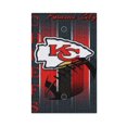thumbnail image 1 of Panel de interruptores de pared con marco romano de cuero simple y doble interruptor de luz KC Chiefss, 1 of 8