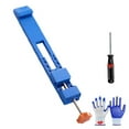 thumbnail image 2 of AuroraX Adjustable Circular Saw Base Guide Rail Set with Gloves and Wrench, Universal Cutting Machine Stand for Woodworking and Diy Projects Blue, 2 of 6