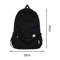thumbnail image 5 of AMERTEER Simple Classic Backpack Teens Girls Student Large Capacity School Book Bag (Blac, 5 of 5