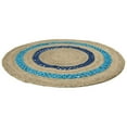 thumbnail image 6 of Oussum Hand Woven Natural Jute Area Rug Round Indoor Home Décor Area Runner Online, 6 of 6