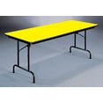 thumbnail image 1 of High Pressure Folding Table in Yellow (24 in. x 72 in./Yellow), 1 of 2