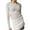 White, variant on Bmisegm Women's Lace Long Sleeve Top Sheer Mesh Cropped Top Floral Slim off Shoulder Top T Shirt Shirt Shirt Street Wear Thermal Underwear for Women White S