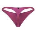 thumbnail image 3 of Xtremen Fashion Underwear 91232 Microfiber Thongs Color Fuchsia Size L, 3 of 5