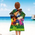 thumbnail image 2 of Backyardigans Hooded Poncho Towels, Soft & Absorbent Microfiber Beach Towel, Swimming Pool Changing Robe Bathrobe Bath Towel, 2 of 6