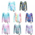 thumbnail image 3 of Uccdo Girls Long Sleeve Gymnastics Leotards Big Girls Quick Dry Tumbling Dancewear Size 5-13 Years, 3 of 3