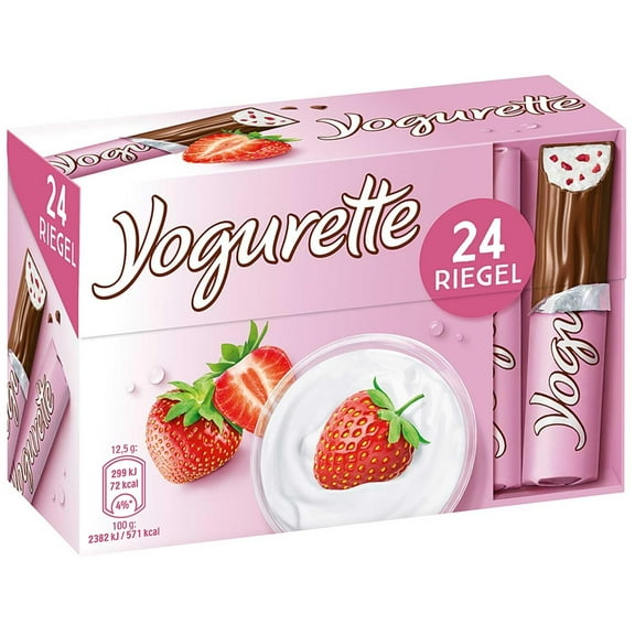 Yogurette Chocolate with Yoghurt and Strawberries 24 pieces 300g (10.5oz)