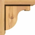 thumbnail image 3 of 7 1/2"W x 8"D x 8"H Del Monte Smooth Corbel w/Backplate, Western Red Cedar, 3 of 9
