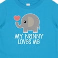 thumbnail image 4 of Inktastic My Nanny Loves Me Grandchild Boys or Girls Baby T-Shirt, 4 of 5