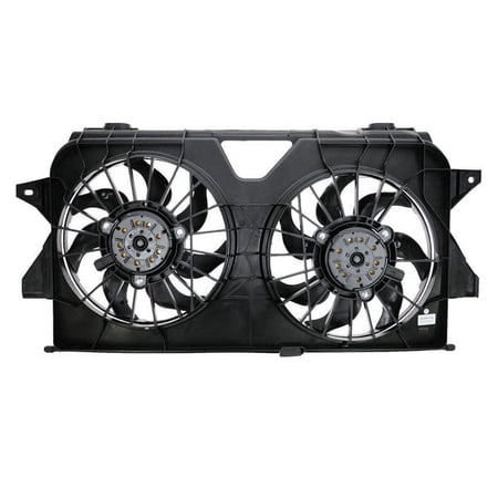 For 05-07 Caravan Town&Country Dual Radiator AC Condenser Cooling Fan Motor Assy