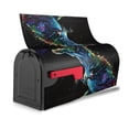 thumbnail image 3 of Fuzoiu colorful flames dinosaur Print Decorative Waterproof Mailbox Cover,Welcome Magnetic Mailbox Cover, Post Letter Box Wrap Cover for Outdoor Decor -21x18 in, 3 of 8