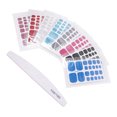thumbnail image 3 of UPGRATOR 8 Sheets Nail Decal Stickers Assorted Color for Women at Holiday Events, 3 of 7