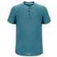 thumbnail image 2 of Chaqueta Casual de Color Sólido de los Hombres, Botón de Manga Corta Delantera Cuello Redondo Blusa Ligera para el Uso Diario Y el Trabajo, Moda Superior, 2 of 5