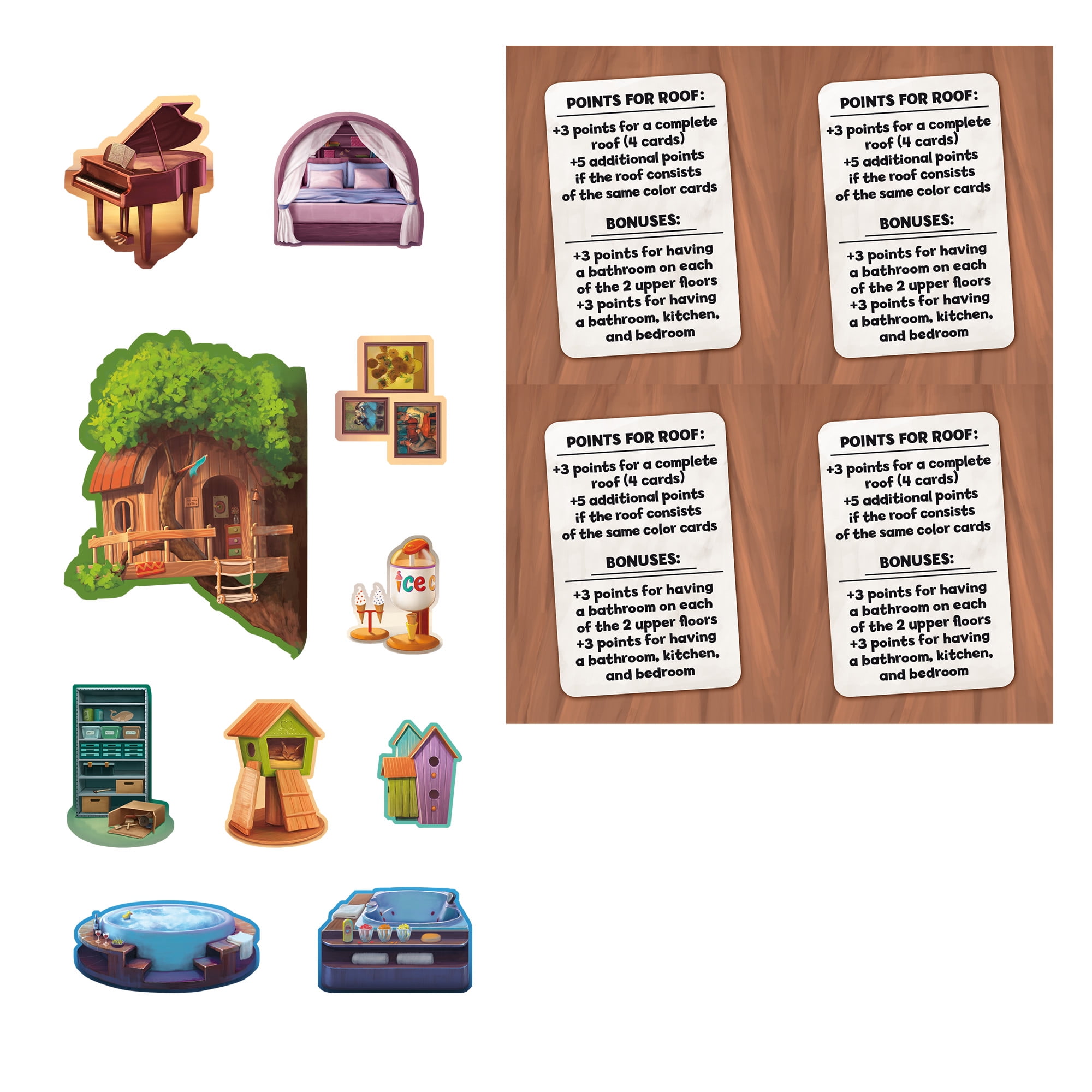 Dream Home Strategy Board Game for ages 7 and up, from Asmodee