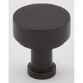 thumbnail image 4 of Alno A716-38-BRZ Moderne 1-3/8" Modern Round Disc Mushroom Solid Brass Cabinet Knob /, 4 of 4