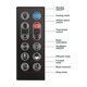 thumbnail image 3 of Model 967826-02 967826-03 Replacement Remote Control With Built-In Cr2025 Button Battery For Pure Hot+Cool Hp02 Hp03 Purifying Heater Fan (Magnetic/Bl, 3 of 5