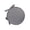 A008- Light Gray, variant on Non-Slip Brown Round Chair Cushion, 15 Inch Thick Padded Seat Pad with Ties for Home Use, 1 Pack